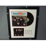 The Beatles - Framed autograph montage comprising a photograph,