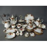 A collection of Royal Albert Old Country Roses dinner and tea wares, in excess of 40 pieces,