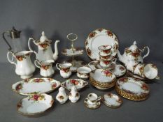 A collection of Royal Albert Old Country Roses dinner and tea wares, in excess of 40 pieces,