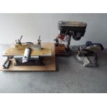 Bench Tools - Planer, Drill and circular saw.