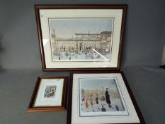 Geoffrey W Birks (1929-1993) - A limited edition print after G W Birks depicting people at a train