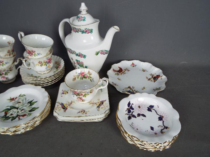 A small lot of mixed tea wares to include six Royal Albert 'Moss Rose' trios, - Image 3 of 3