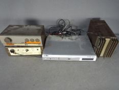 Quad Electroacoustics LTD - Vintage stereo equipment comprising a Quad 303 Power Amplifier serial