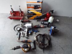 Tools - Planer, Sander, Vices and various other tools and fittings some for Hydraulic appliances.