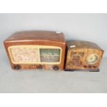 A modern Steepletone radio # B643191 and an original bakelite cased radio by Cossor model 501 AC