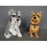 Two Leonardo Collection dog studies comprising Yorkshire Terrier and Schnauzer,