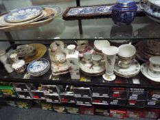 A mixed lot of tea and decorative wares to include Denby, Royal Albert, Wedgwood,