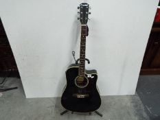 Westfield - Acoustic / Electric Guitar. With jack plug input and pre amp.
