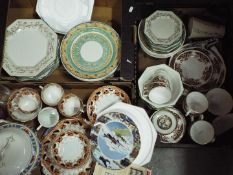 A mixed lot of dinner and tea wares to include Stanley China, Colclough,