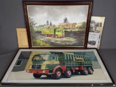 Transportation Interest - A framed photographic print of a R Hanson & Son Ltd M.A.