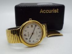 An Accurist wristwatch Lot descriptions reflect the cataloguer's opinion only and do not