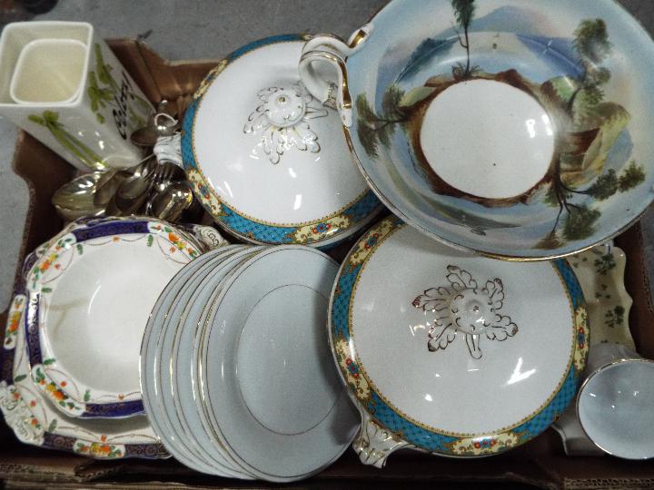 A mixed lot to include ceramics, plated ware and similar, two boxes. - Image 3 of 3