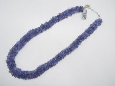 Gemporia - a 300ct Tanzanite sterling silver clasp Necklace, Limited Edition 1 of 248 design ISPO76.