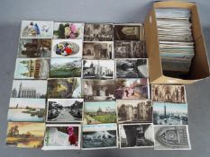 Deltiology - in excess of 500 UK and foreign topographical and subject postcards to include