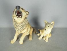 Country Artists - A large model depicting a wolf entitled Call Of The Wilderness,