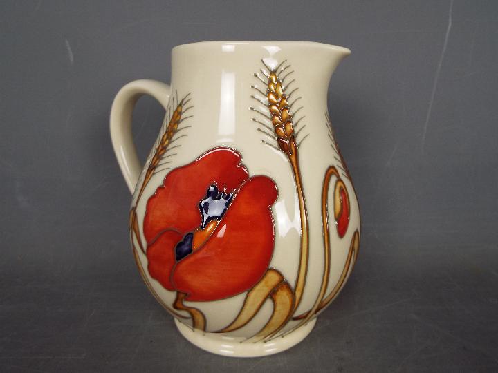 Moorcroft - a Harvest Poppy ceramic jug, - Image 2 of 3