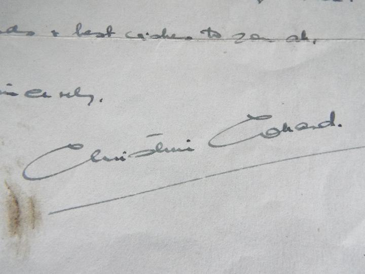 World War Two (WW2) espionage correspondence - an orginal handwritten note from 'Christine Collard' - Image 3 of 7