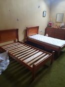 Two pine single beds (A/F).