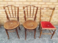Three chairs.