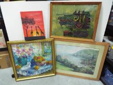 Original Paintings x 4.