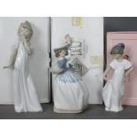 Nao - Three boxed figurines comprising Warm Handed Lady # 0470,