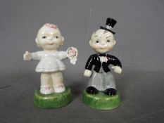 Carlton Ware - Carlton Kids limited edition Bride and Groom figures,