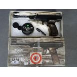 Mondial molgora Oklahoma break-action 0.177 cal. air pistol. Marked made in Italy D50573 Oklahoma.