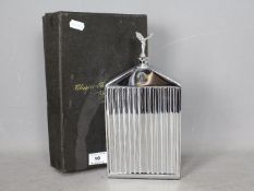 Automobilia - A Ruddspeed novelty spirit decanter in the form of a Rolls Royce radiator c.