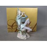 Lladro - A boxed Lladro Privilege Gold figurine, The Pied Piper Of Hamlin, # 8425,