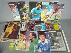 Sporting - a collection of Manchester City FC autographed pictures from 1970s to 1980s