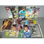 Sporting - a collection of Manchester City FC autographed pictures from 1970s to 1980s