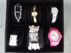 Six ladies wristwatches,