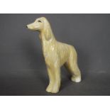 Anita Harris - an Anita Harris Afghan Hound signed in gold,