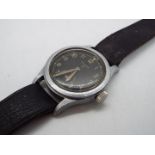 A World War Two (WW2 / WWII) military wristwatch by Record, W.W.