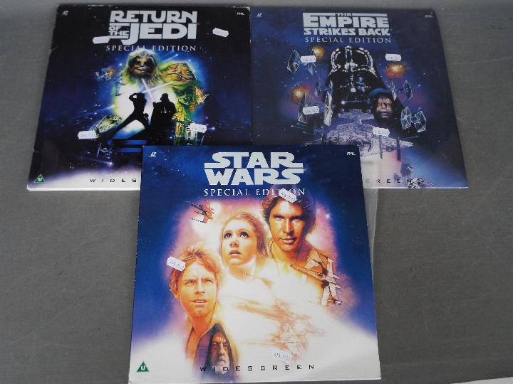 A Pioneer CDL-1200 laser disc player with three Special Edition discs comprising Star Wars - Image 3 of 3