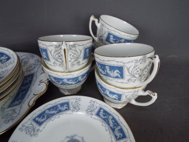 A Coalport Revelry tea service comprising six cups and saucers, six side plates, sugar bowl, - Image 3 of 4