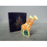 Royal Crown Derby boxed Giraffes,