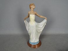 Lladro - A large figurine The Dancer # 2267 with gres finish, approximately 31 cm,