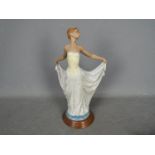 Lladro - A large figurine The Dancer # 2267 with gres finish, approximately 31 cm,