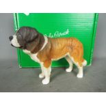 Beswick - a Beswick figurine of a St Bernard dog stamped to the base Corna Garth Stroller,