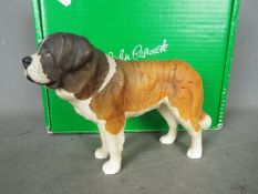 Beswick - a Beswick figurine of a St Bernard dog stamped to the base Corna Garth Stroller,