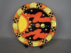 Lorna Bailey - a limited edition Lorna Bailey charger entitled 'Alignment of the Planets' No 37 of