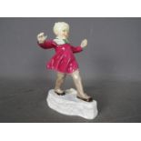 Royal Worcester - a Royal Worcester figurine entitled January,