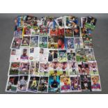 Sporting - approximately 100 autographed all different 1990s football trade cards