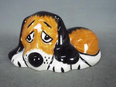 Lorna Bailey - a Lorna Bailey dog entitled Dozy, approx height 6 cm (h),