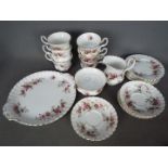 Royal Albert - a 21 piece tea set by Royal Albert in the Lavender Rose design Condition Report: An