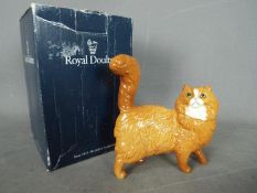 Royal Doulton - a Royal Doulton Ginger Cat approx height 14 cm (h),