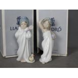 Lladro - Two boxed figurines comprising Just Like New # 6799 (one end of box damaged) and Bundled