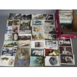 In excess of 400 Early period Topographical postcards with interest in Wales, Social history etc.
