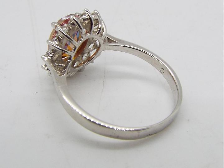 A Mystic Twilight & White Topaz Sterling Silver ring size N to O issued in a limited edition 1 of - Image 2 of 3